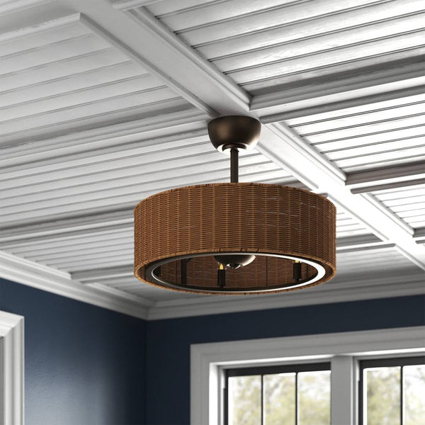 24.2'' Klyde 3 - Blade Chandelier Ceiling Fan with Remote Control and Light Kit Included Sand & Stable